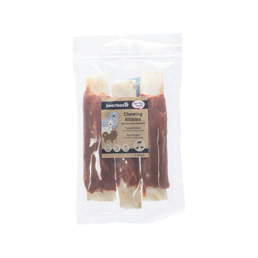Beeztees Kauwribs Hondensnack