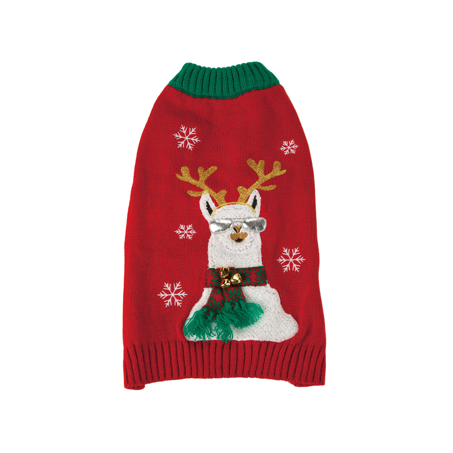 Beeztees Kersttrui Lama - S