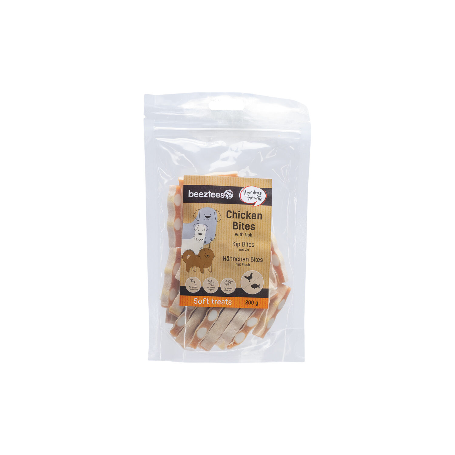 Beeztees Poulet Bites avec Poisson - 200 g