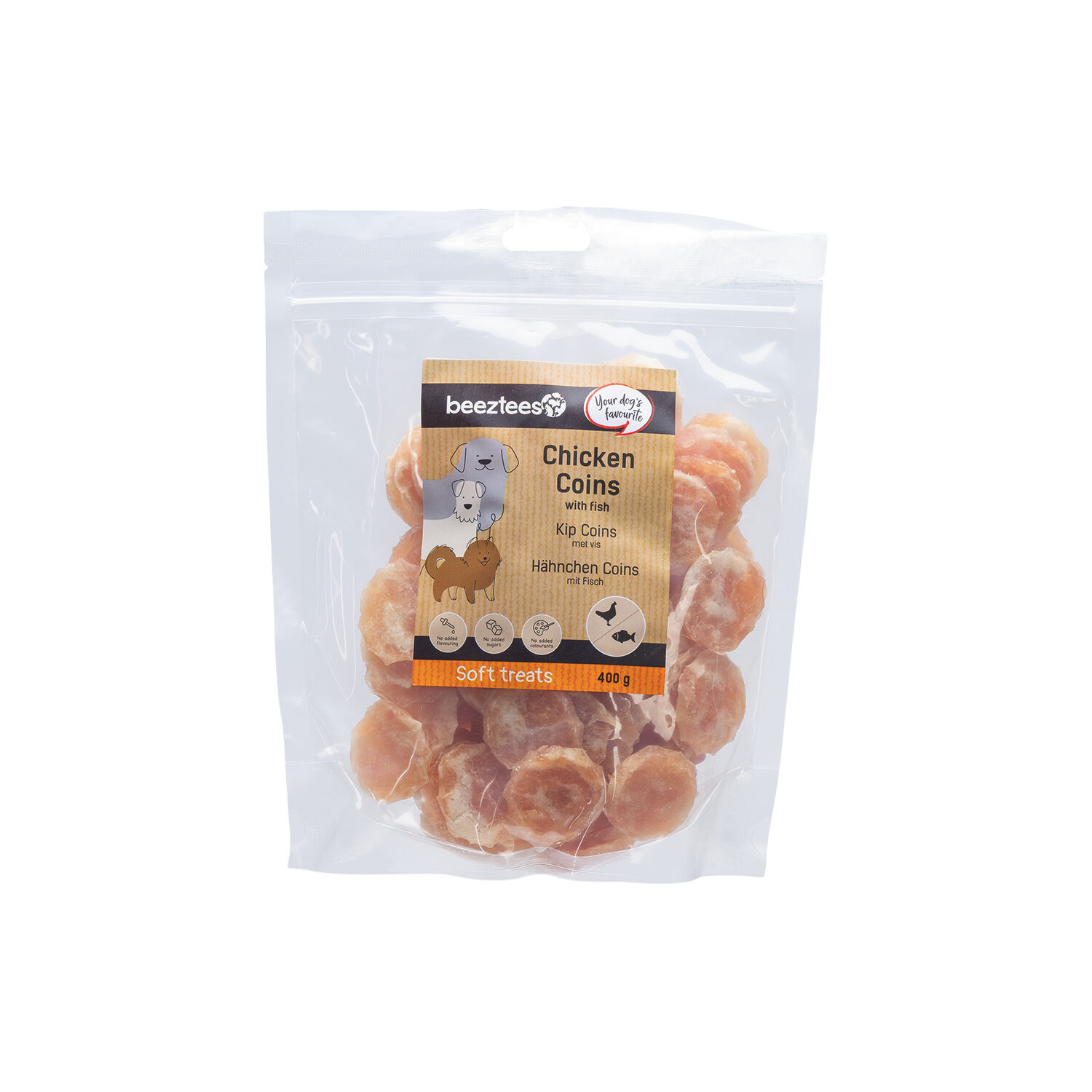 Beeztees Huhn Coins Mit Fisch - 400 G