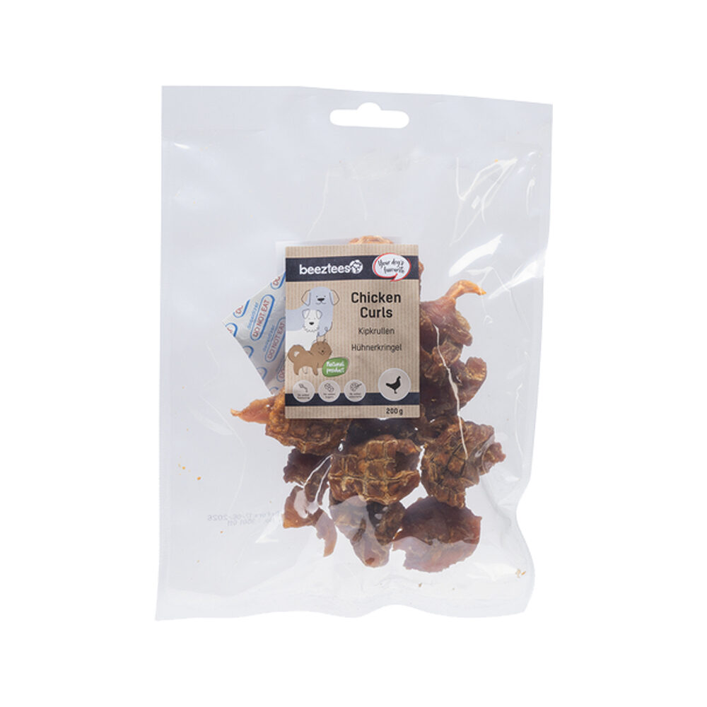 Beeztees Kyllingekrøller - 200 gram