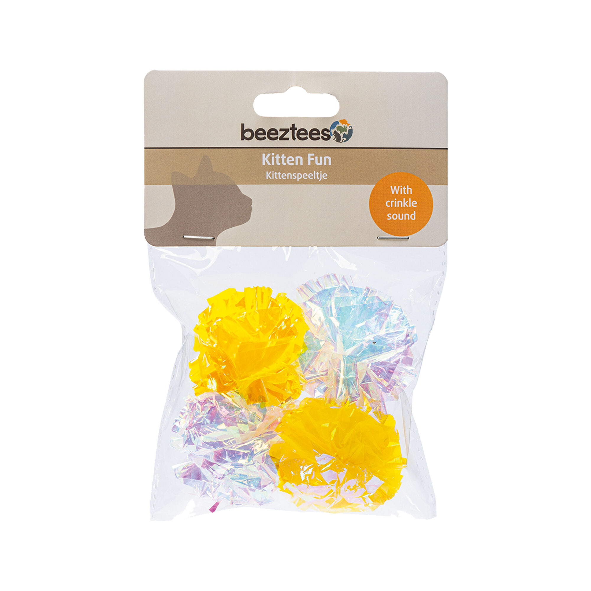 Beeztees Kätzchen Curling Bälle – 5 X 5 X 5 Cm