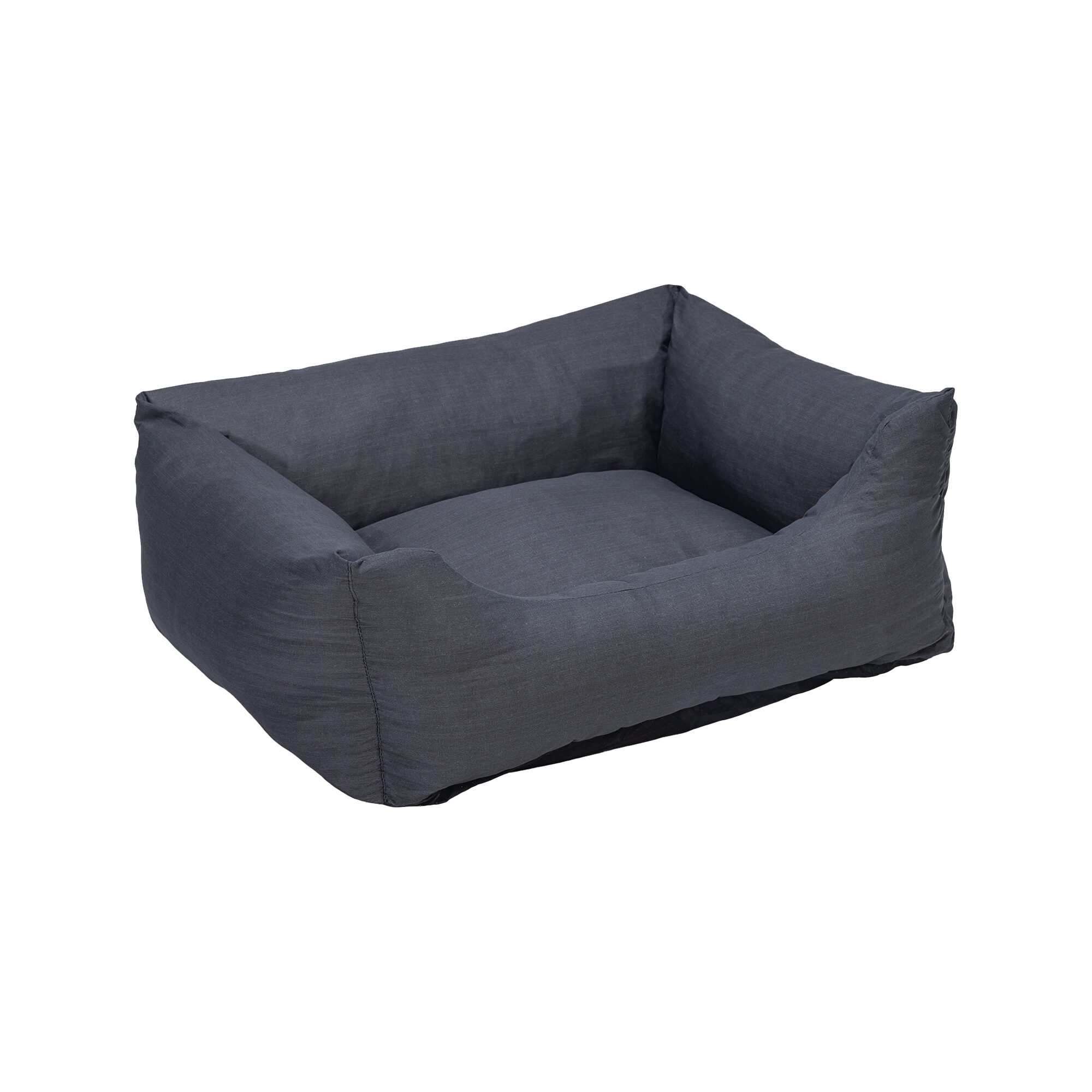 Beeztees Lounging Bed Sofixa - Anthracite - 80 x 70 x 25 cm