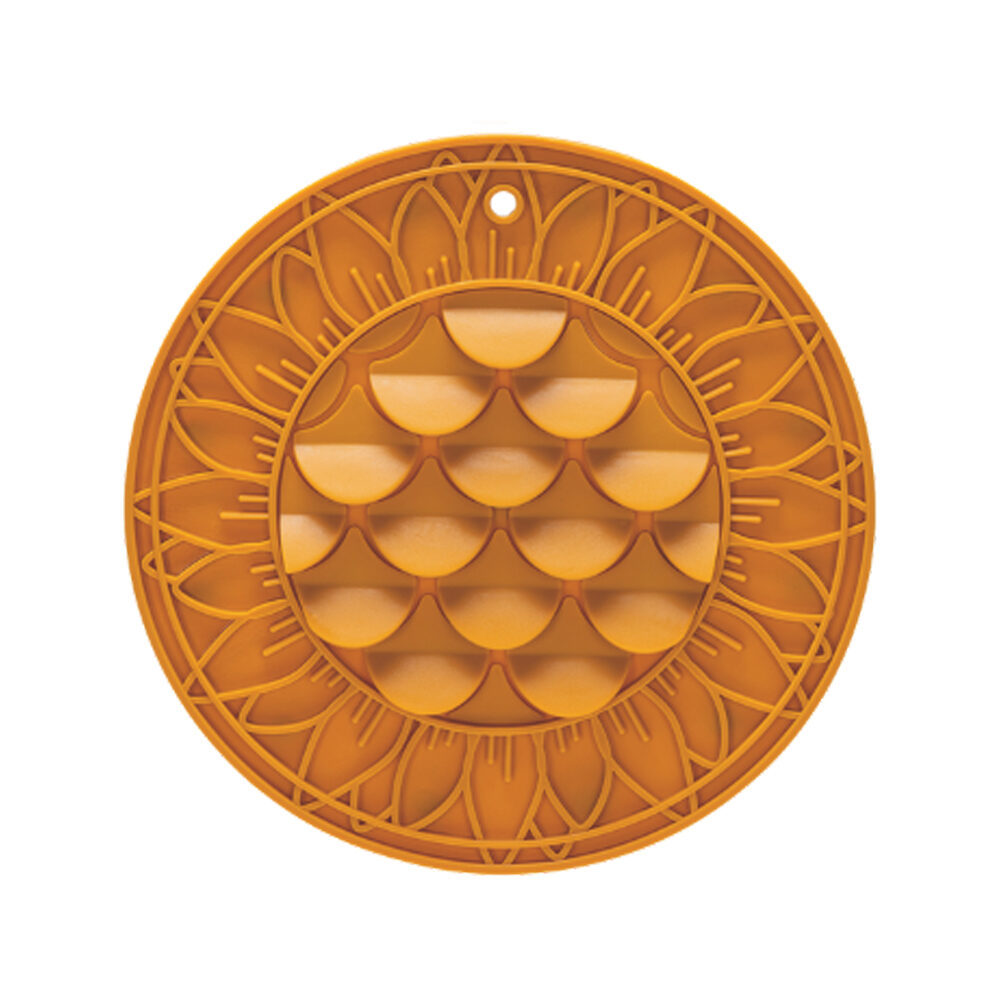 Beeztees Schleckmatte Sonnenblume - Orange
