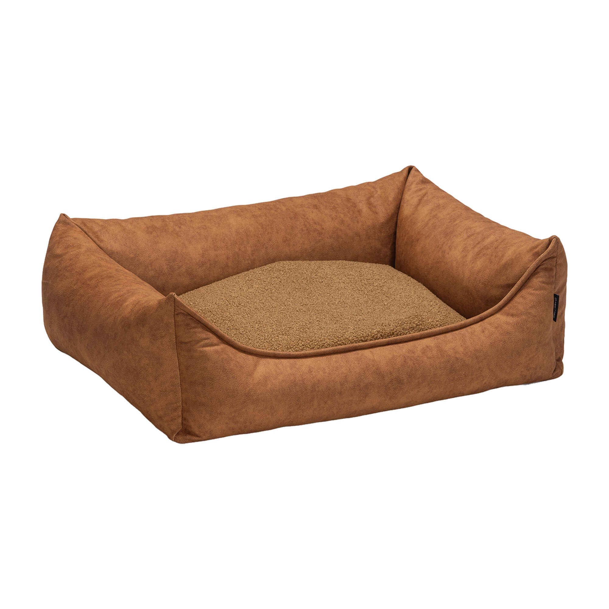 Beeztees Lua Orthopædisk Hundekurv - Cognac - 80 x 60 cm