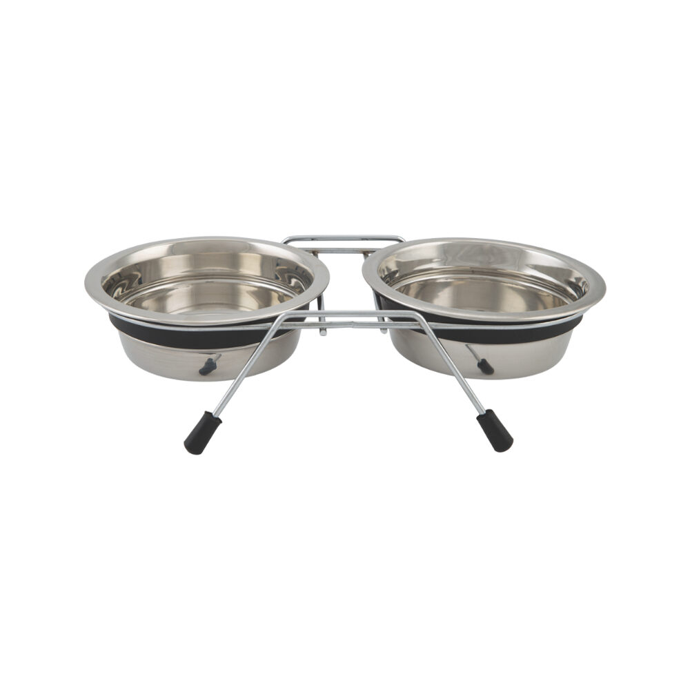 Beeztees Lumara Dinerset Deluxe en Acier Inoxydable - 13 cm