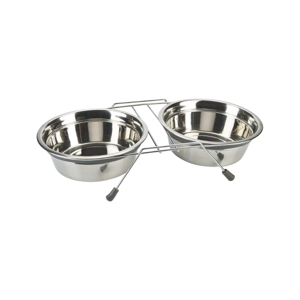 Beeztees Lumara Dinerset Deluxe en Acier Inoxydable - 20 cm
