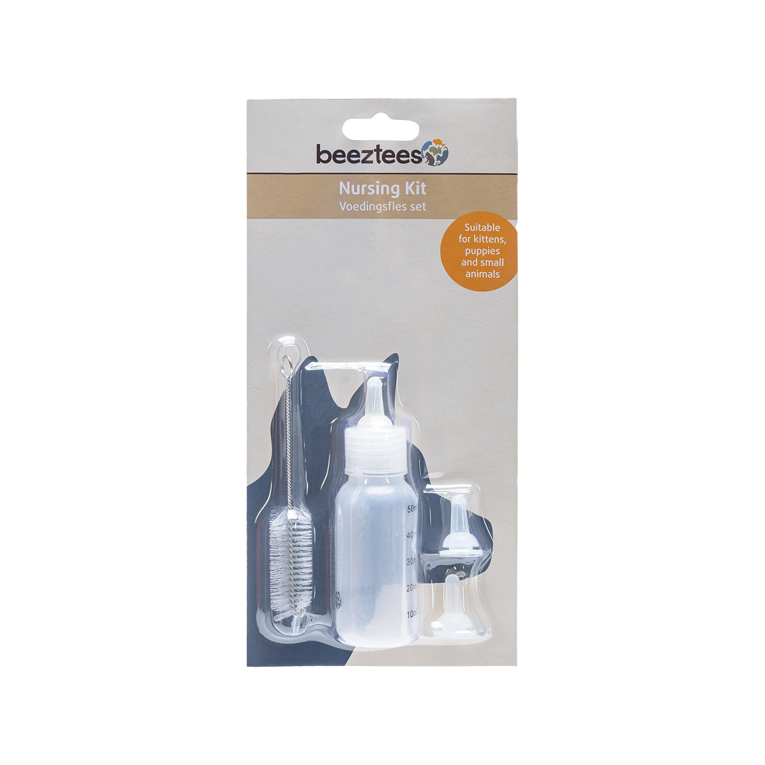 Beeztees Milchfläschchen - Transparent - 50 ml