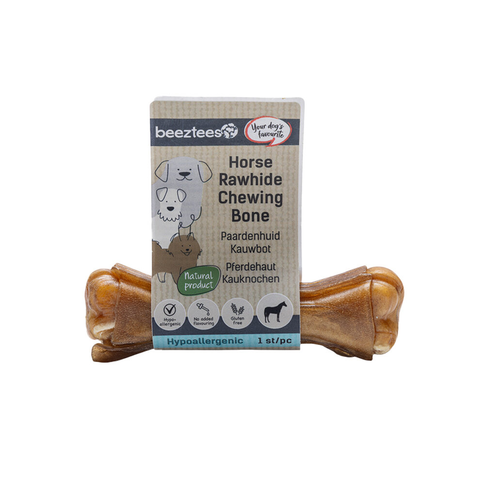 Beeztees Horsehide Chew Bone - 10 cm