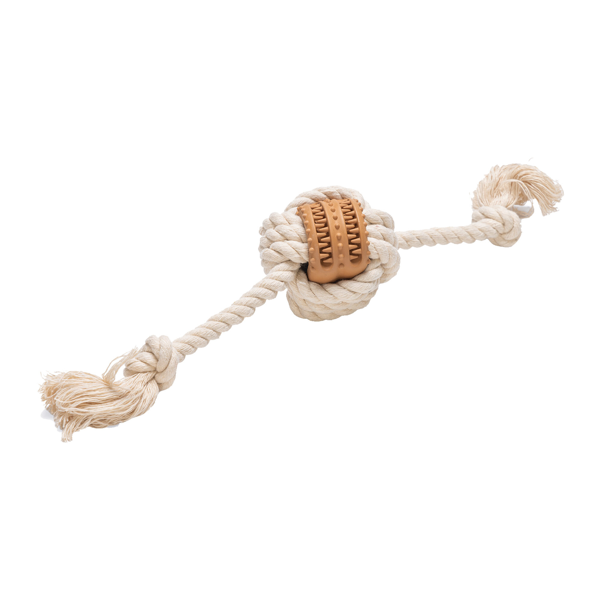 Beeztees Puppy Dental Play Rope Fem - 30 cm
