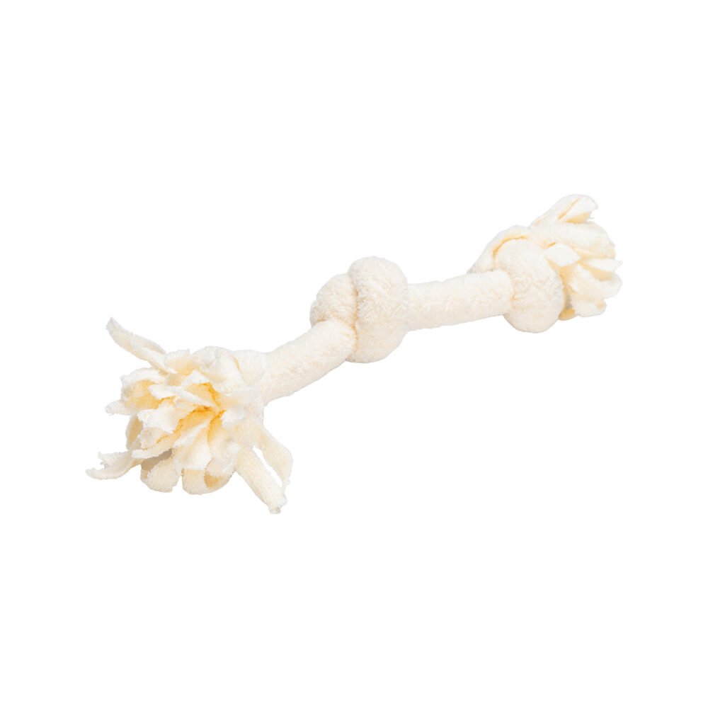 Beeztees Welpenspielzeug Seil Pim - 3 Knoten - beige