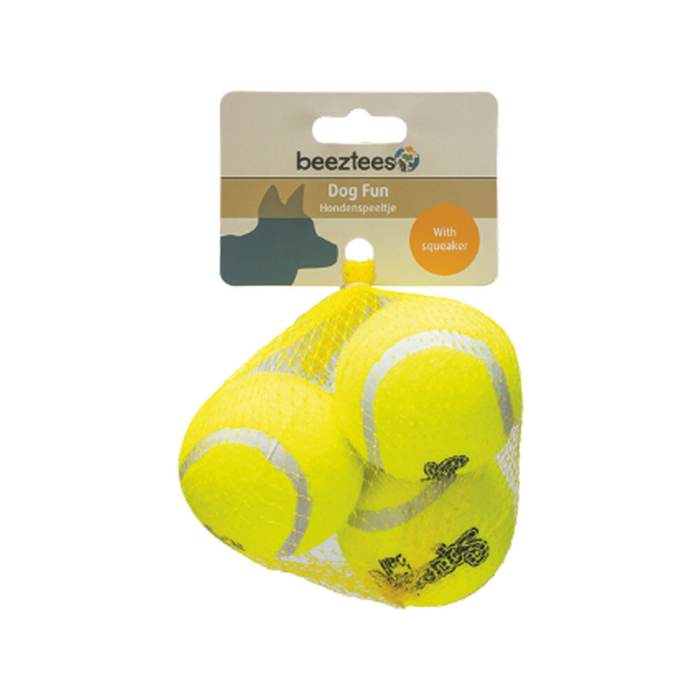 Beeztees - Balles de tennis sonores pour chien