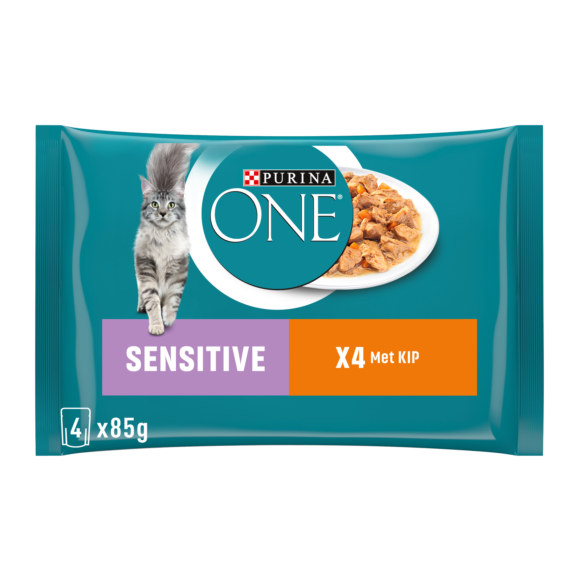 Purina ONE Sensitive Fijne Malse Reepjes in Saus