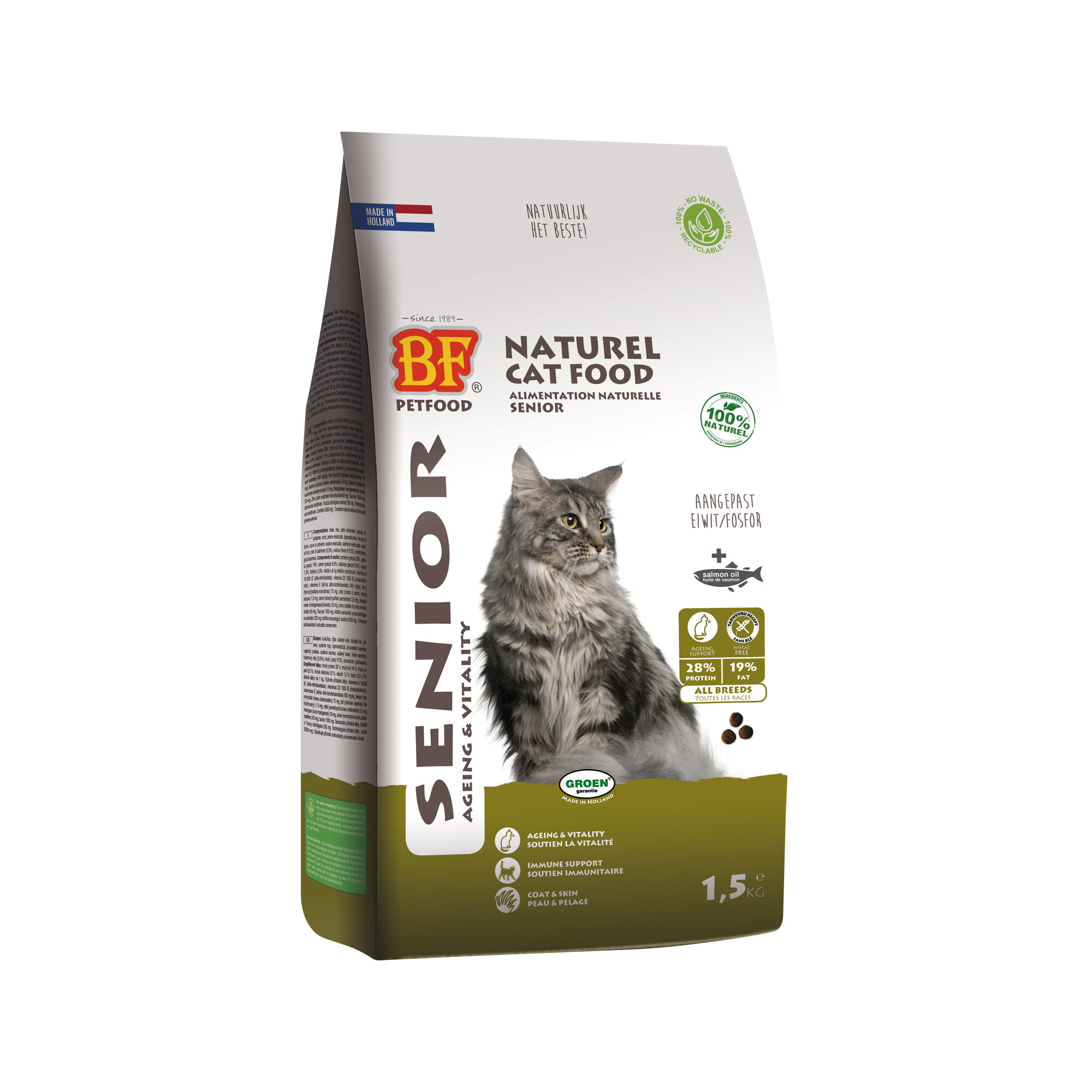 Biofood Senior Katzenfutter - 1, 5 Kg