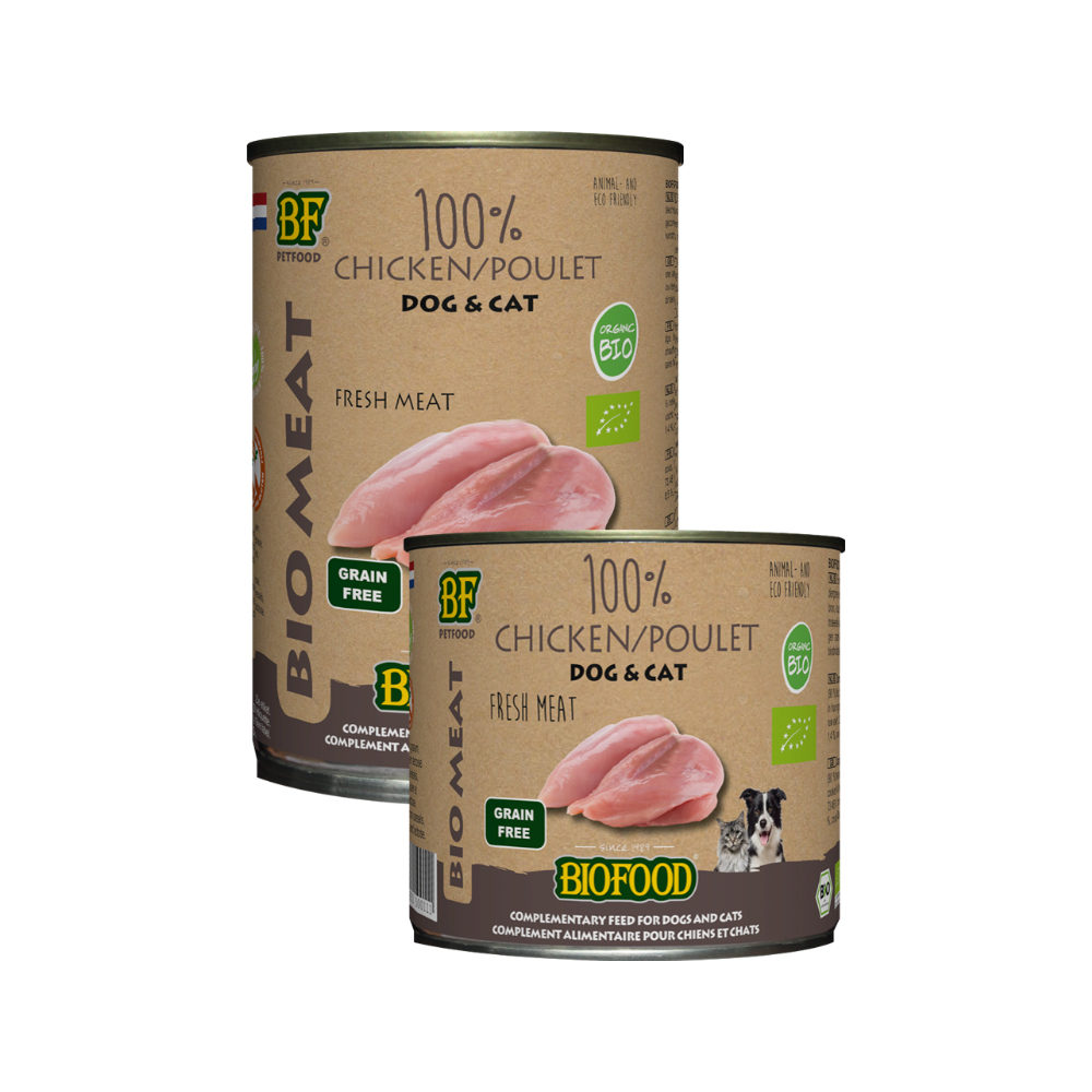 Biofood Organic 100% Kip - Hond & Kat