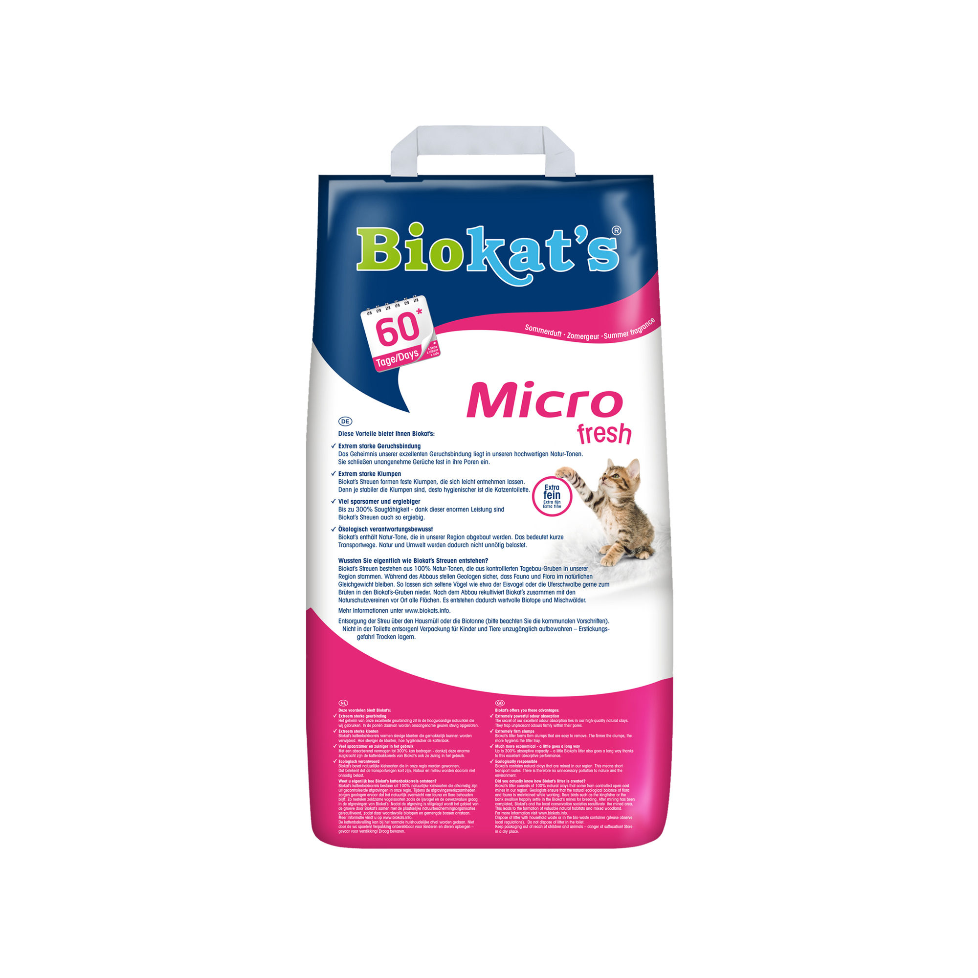 Biokat's Micro (Fresh) - Litière pour Chat