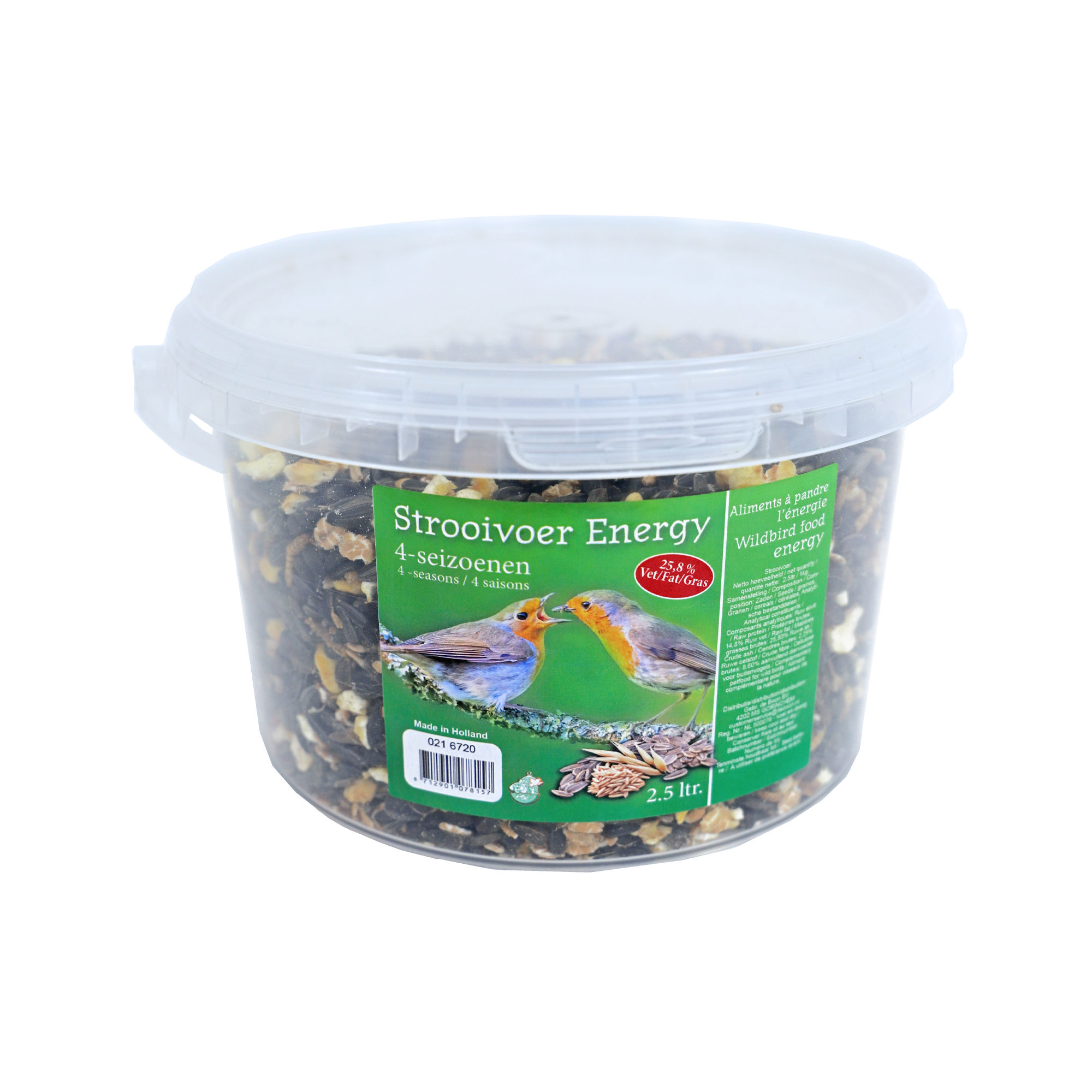 Boon Alimentation pour Oiseaux Sauvages 4 Saisons - 2,5L