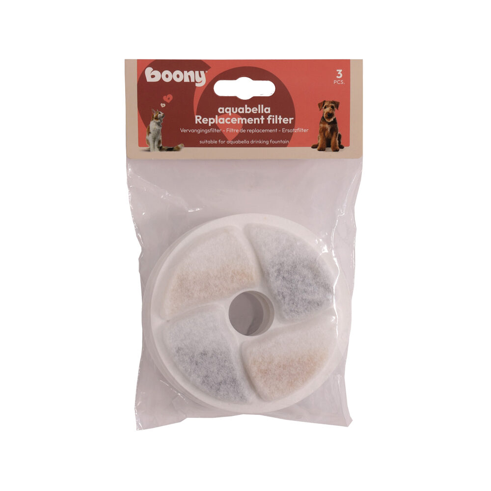 Boony Aquabella Trinkbrunnen Kohlefilter - 3 Stück