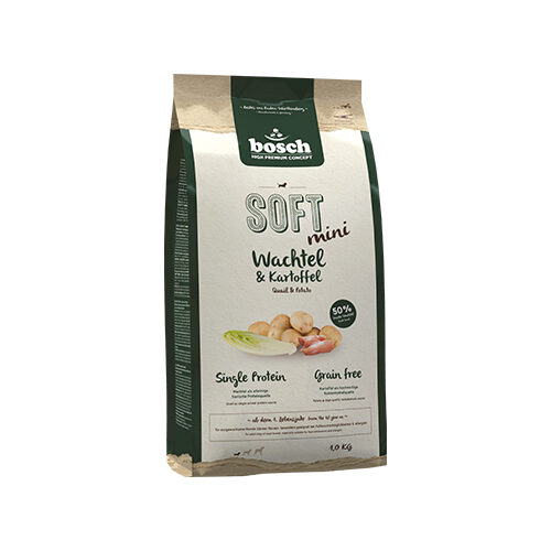 Bosch Soft Mini Hondenvoer Kwartel en Aardappel