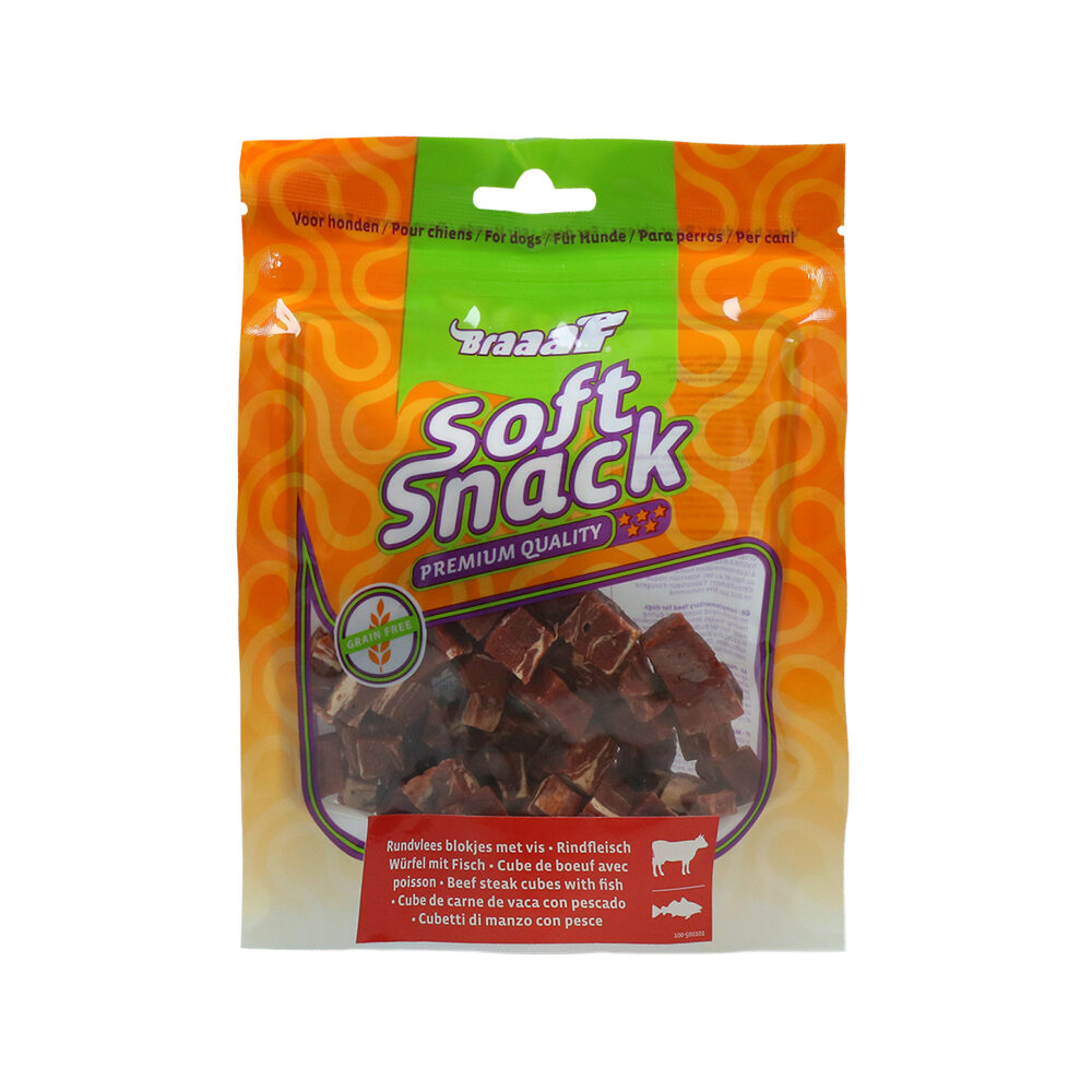 Braaaf Beef Steak Cubes - Beef & Fish