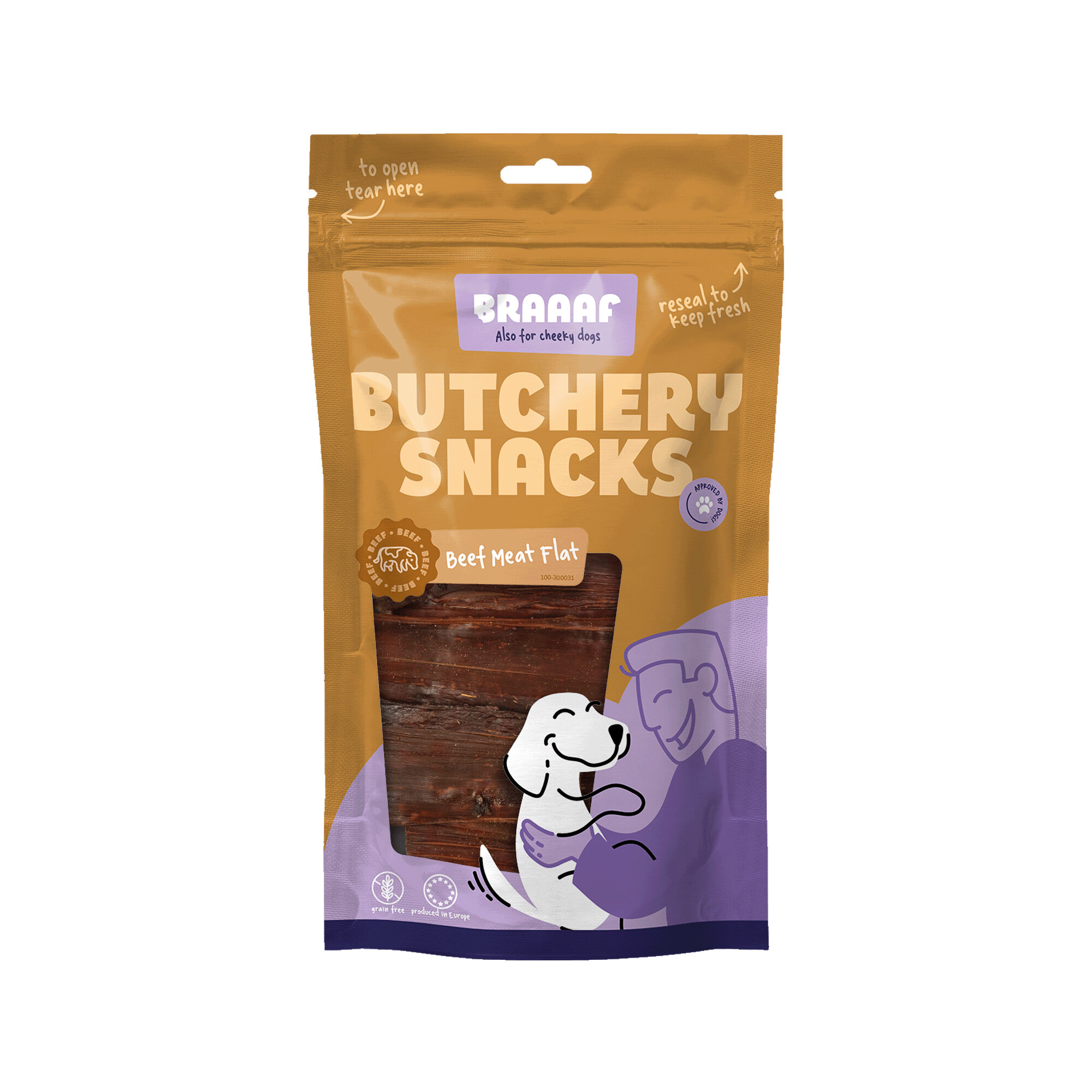 Braaaf Rindfleischflach - 125 g