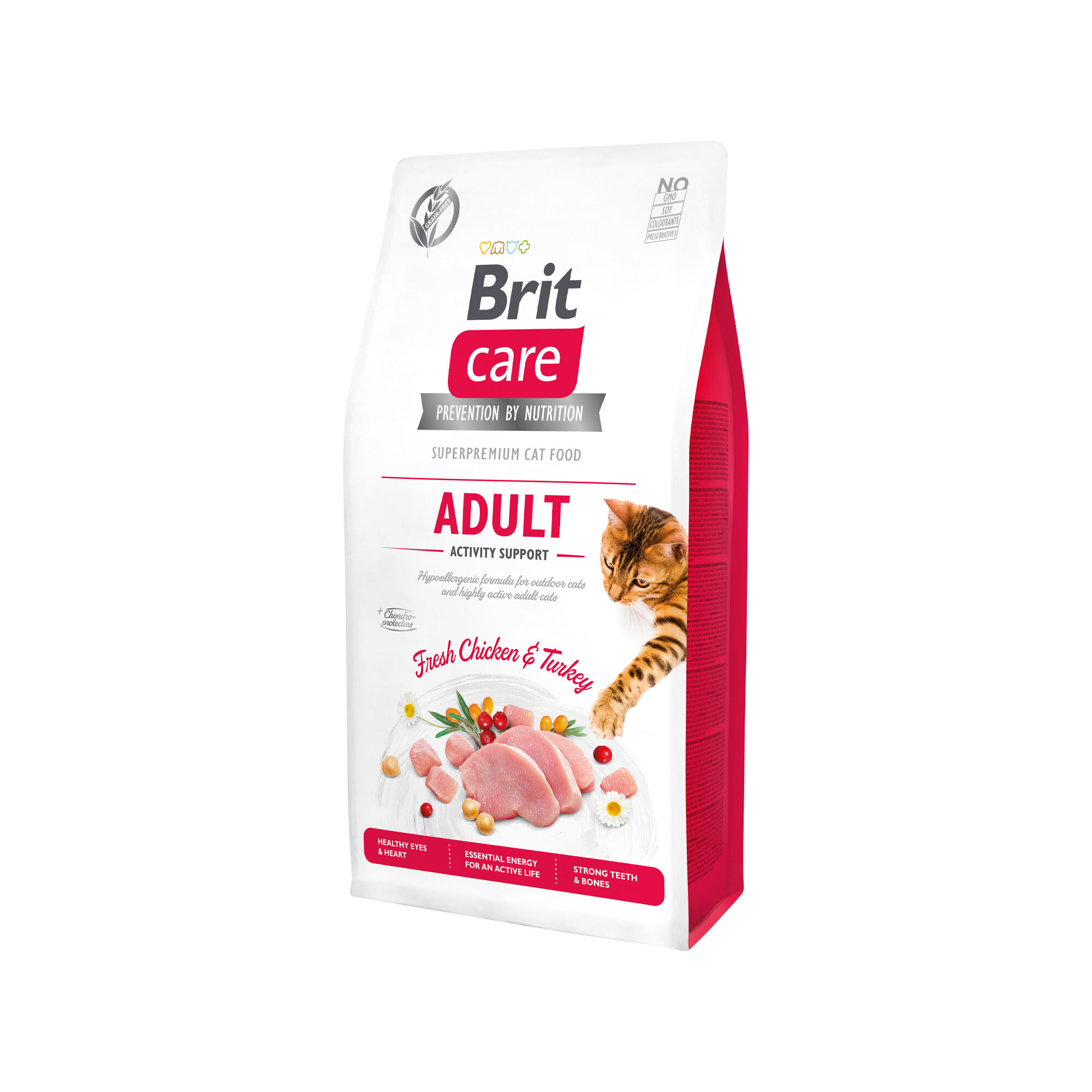 Brit Care Cat – Grain-Free Adult Activity Support – 2 kg