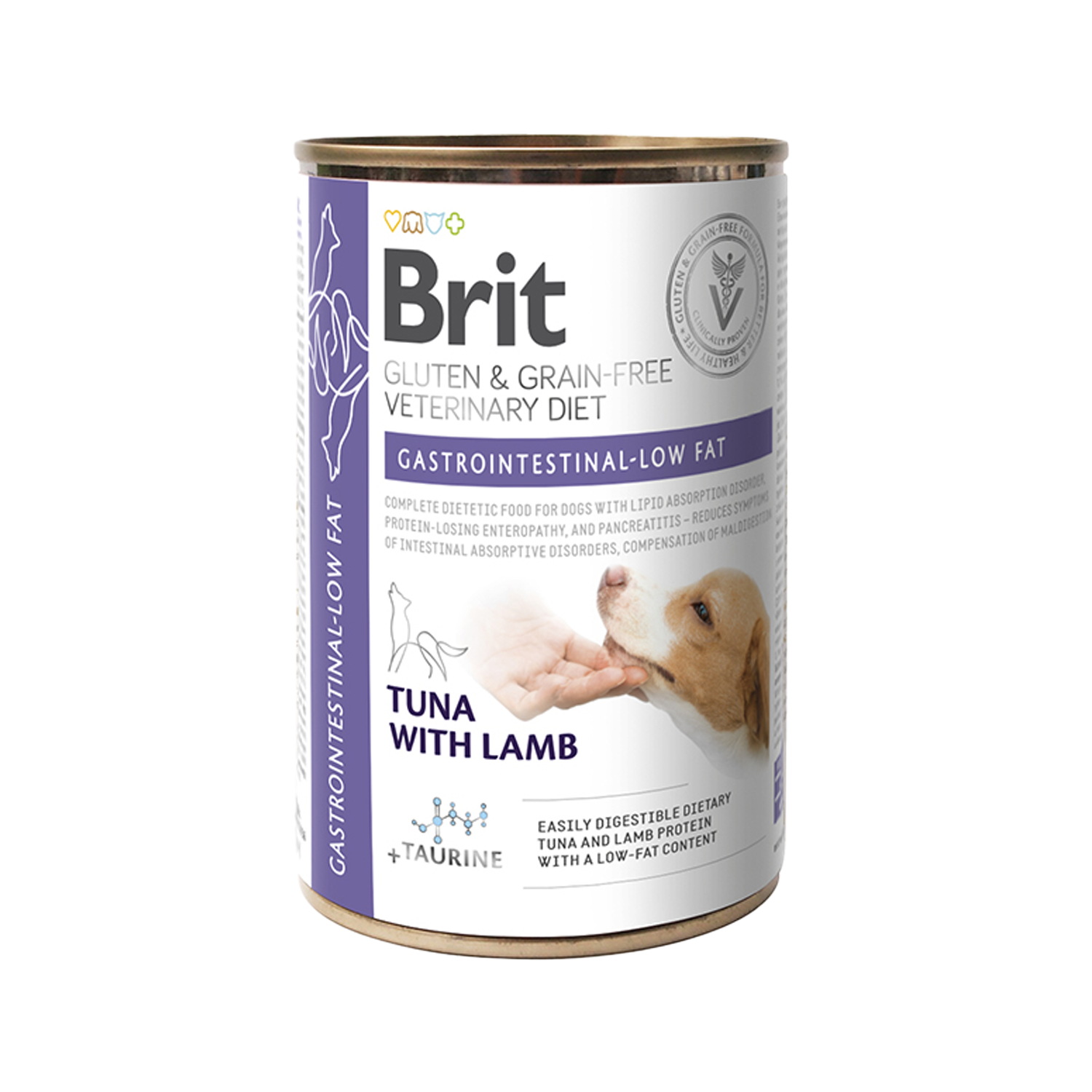 Brit Veterinary Diet Dog - Gastrointestinal Low Fat - Blik