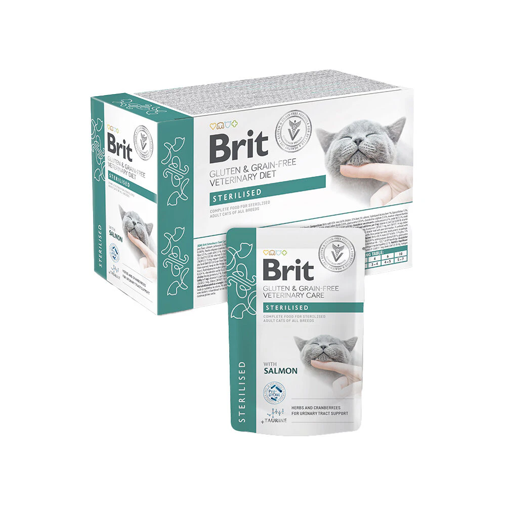 Brit Veterinary Diet Cat - Grain free - Sterilised - Pouch 12 x 85 g