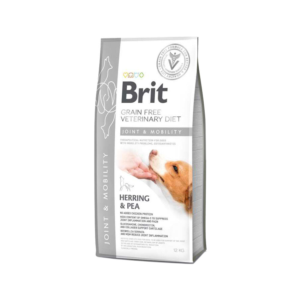 Brit Veterinairy Diet Hund - Getreidefrei - Joint & Mobility - 12 kg