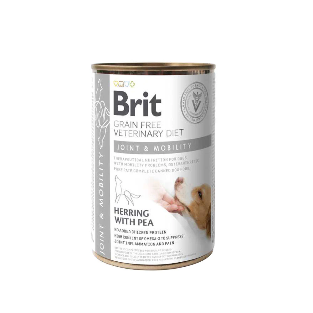 Brit Veterinary Diet Dog - Getreidefrei - Joint & Mobility - Dose - 6 x 400 g