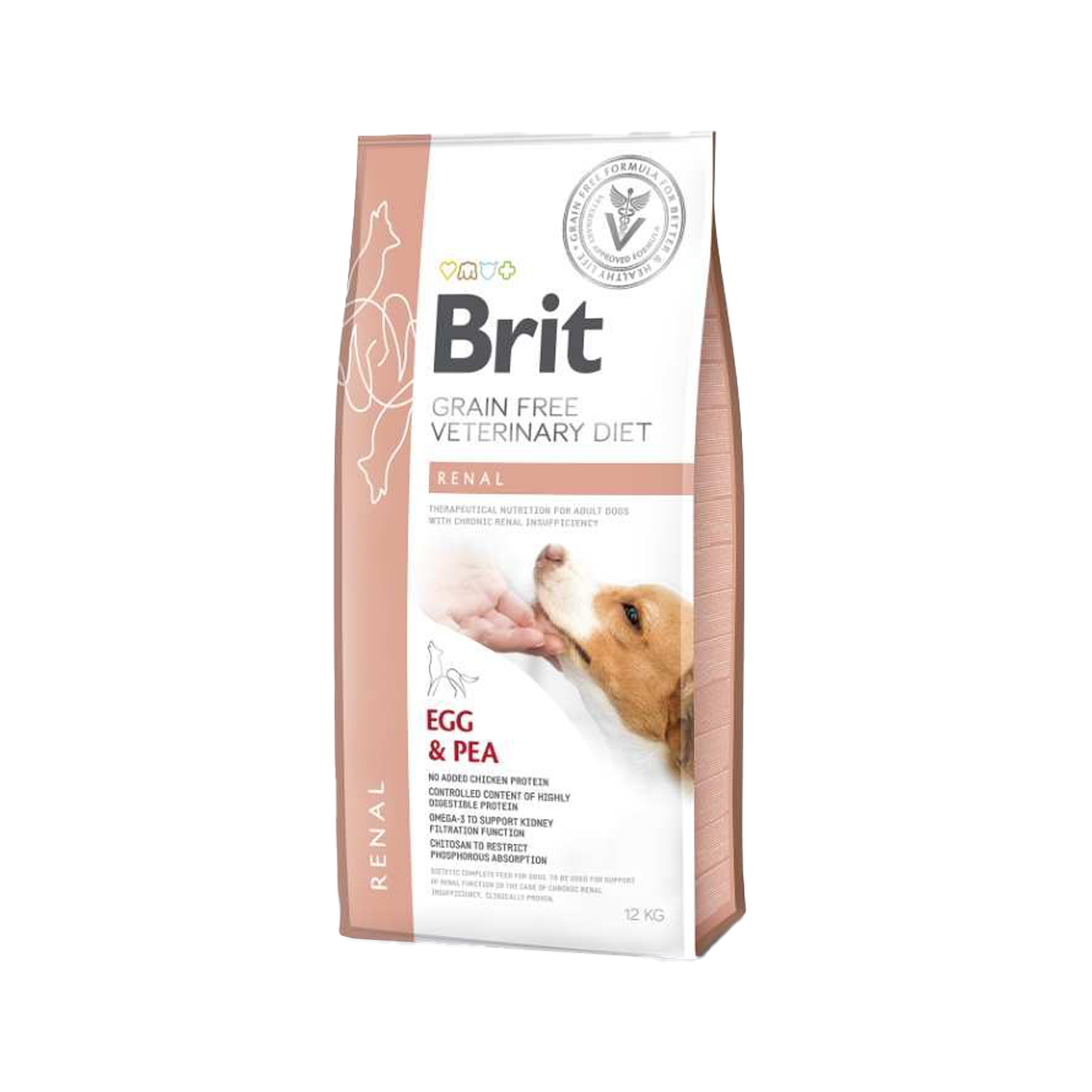 Brit Veterinary Diet Dog - Grain free - Renal - 12 kg