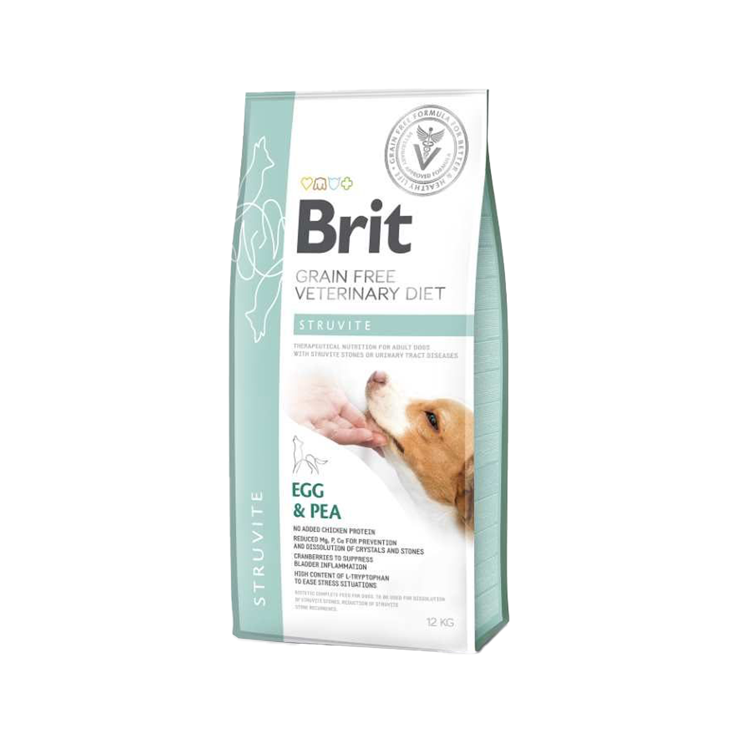 Brit Veterinary Diet Dog - Grain free - Struvite - 12 kg