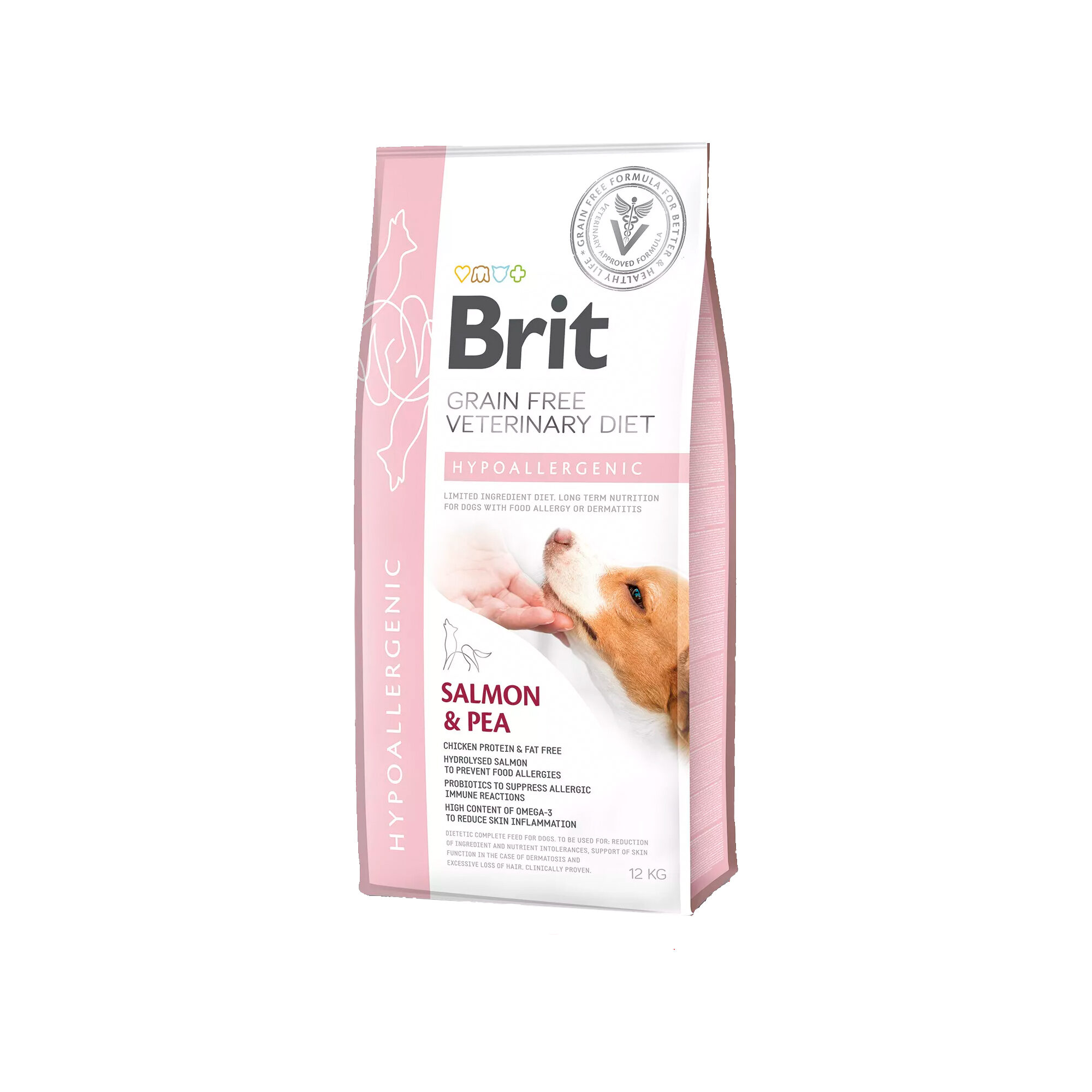 BVS Vet Shop Hypoallergenes Hundefutter Für Kleine Rassen 3kg - Getreidefrei Mit Lachs | Bei Allergien & Unverträglichkeiten