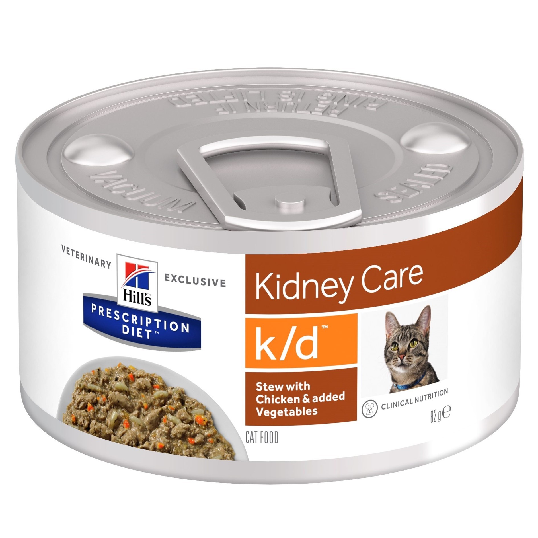 Hill's k/d Kidney Care Stoofpotje - Feline - Kip & Groenten 72 x 82 g