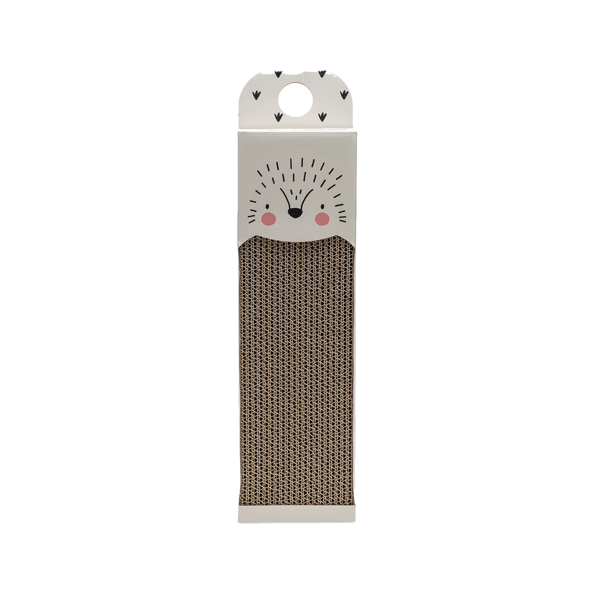 Beeztees Cardboard Scratching Board - Hedgehog