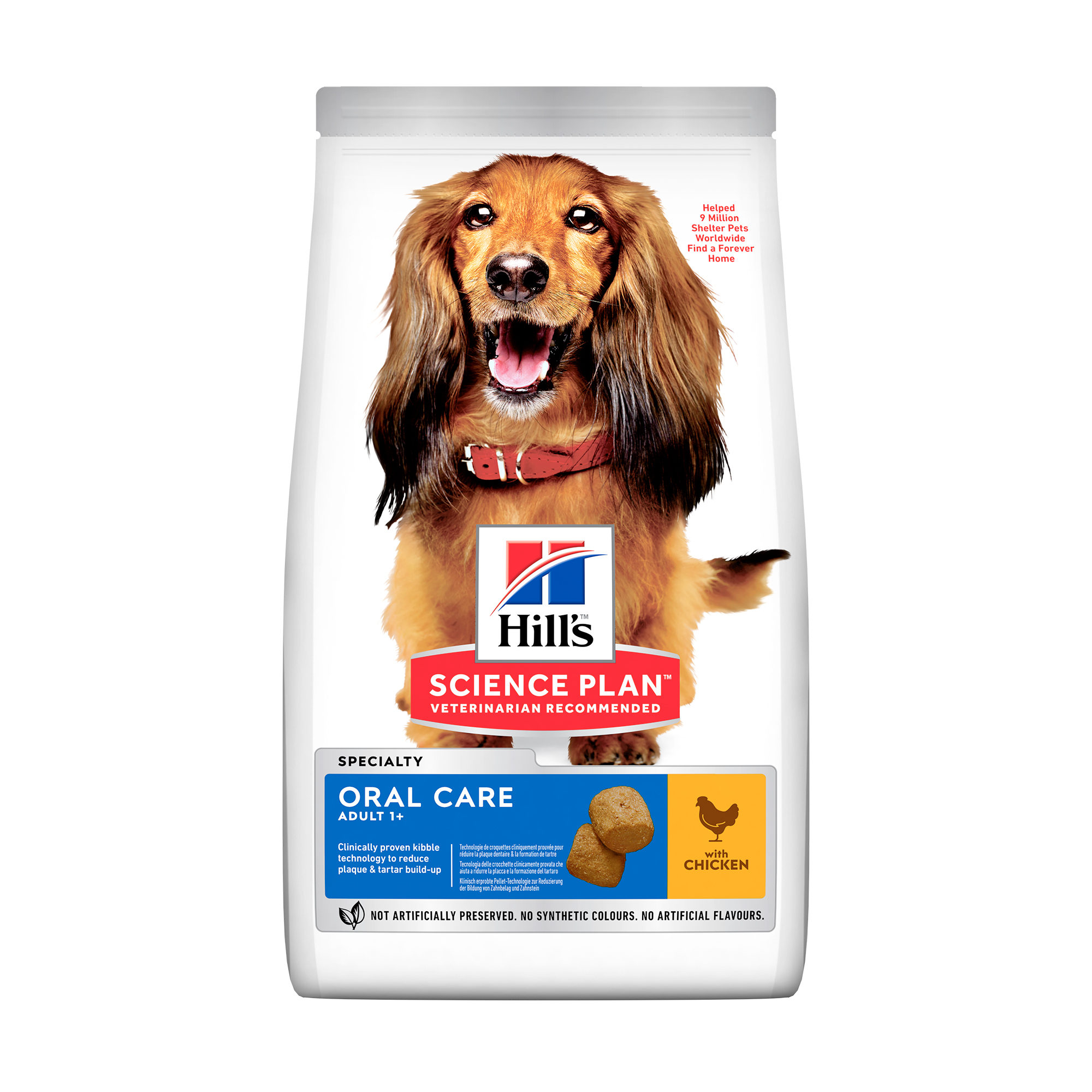 Hill's Science Plan Adult Oral Care Medium Hundefoder - Kylling - 2 kg