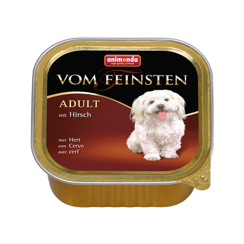 Animonda Vom Feinsten Forest Hundefutter - Schälchen - Hirsch - 22 x 150 g