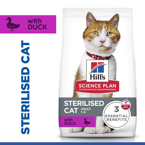 Hill's Science Plan Sterilised Cat - Adult - Duck