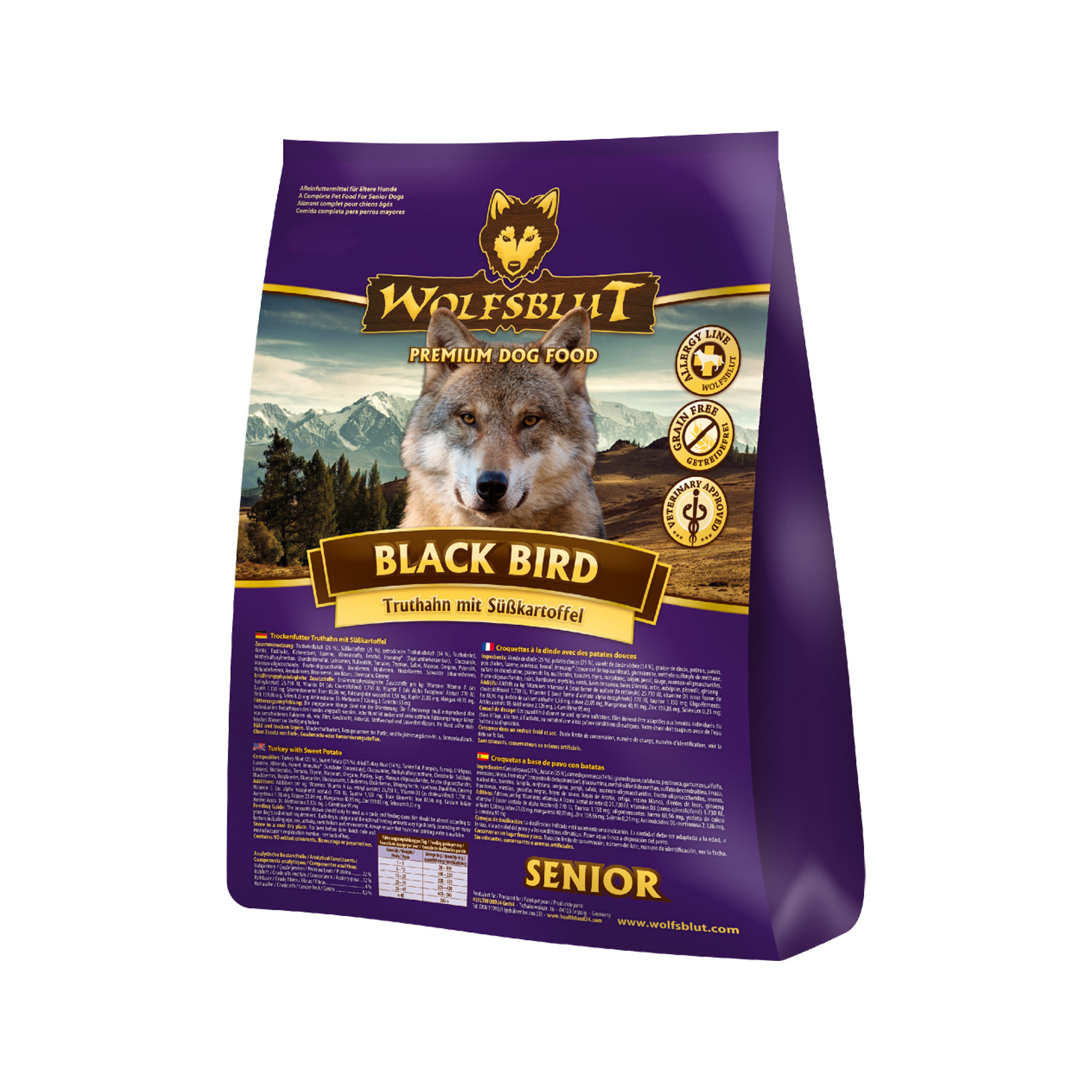 Wolfsblut Black Bird Senior Hundefutter