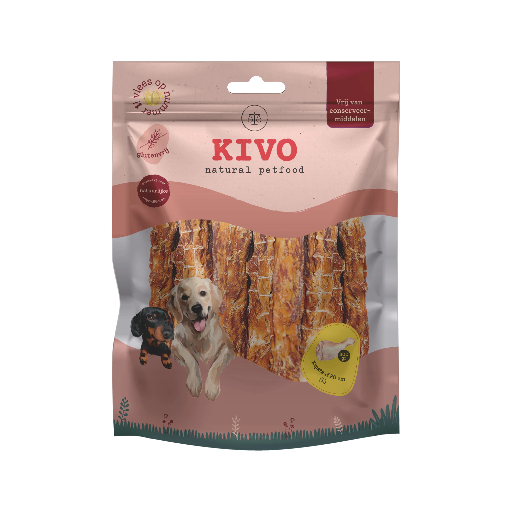 Kivo Kipstaaf - 20 cm
