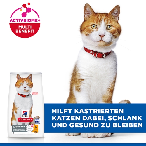 Hill's Science Plan Sterilised Cat - Adult - Huhn