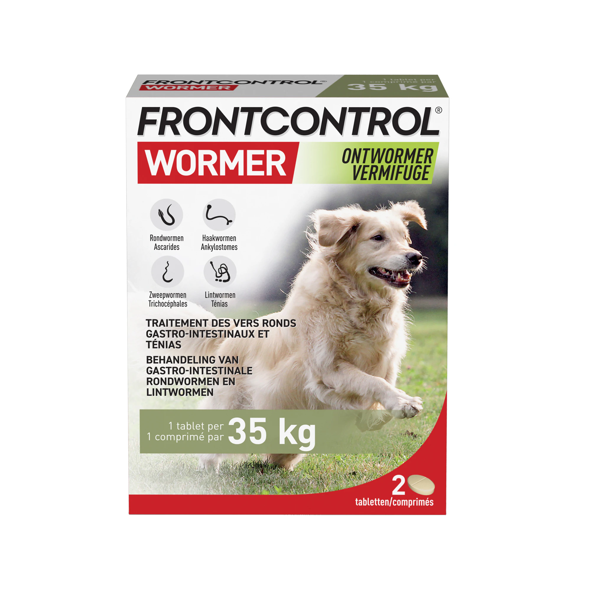 Frontcontrol Wormer Hond