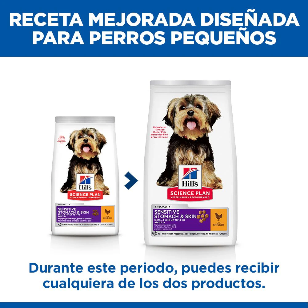 Hill's Science Plan Small & Mini - Sensitive Stomach & Skin Adult - Pollo