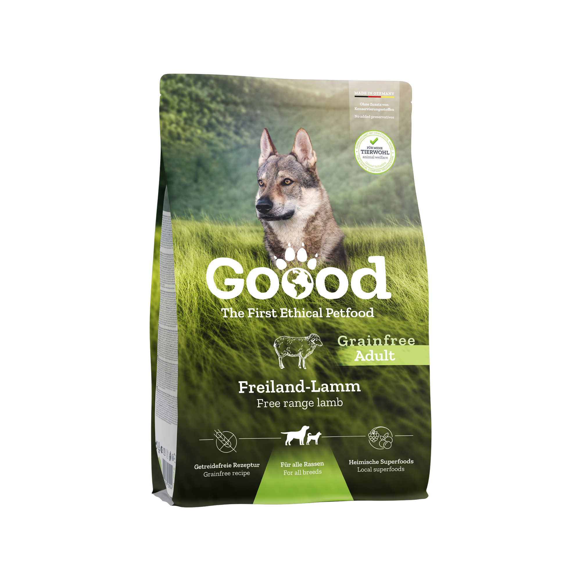 Goood Adult Dog Food - Free Range Lamb - 10kg