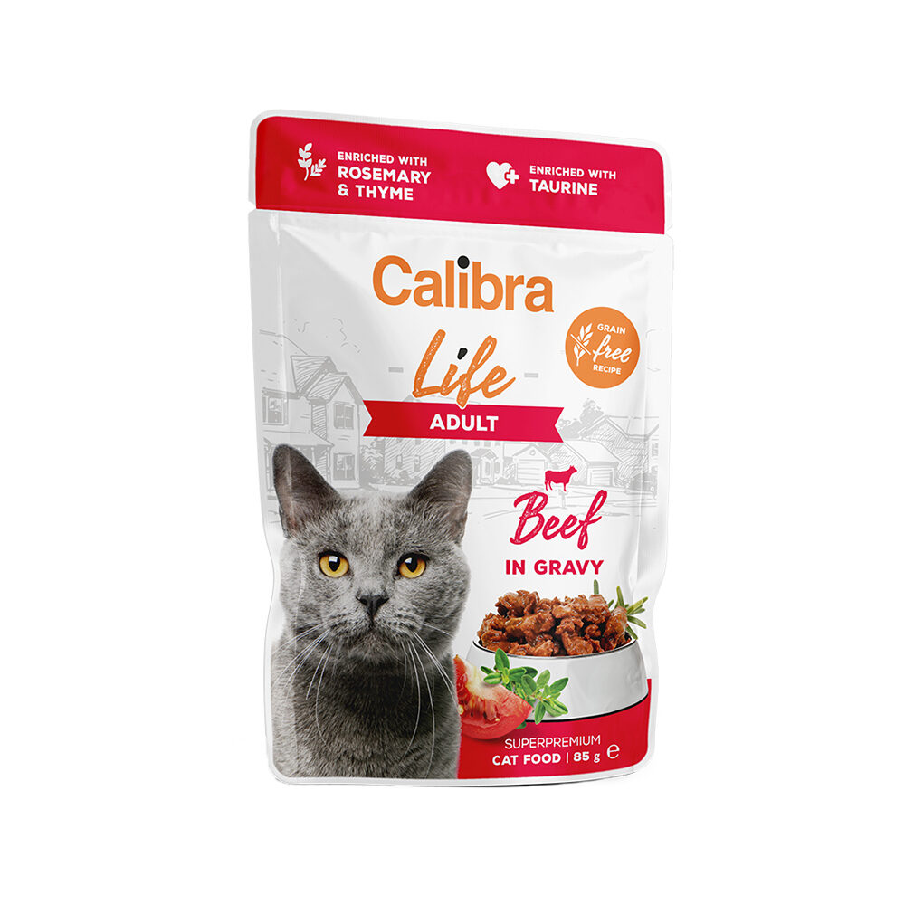 Calibra Cat Life Adult Natvoer - Rund - 28 x 85 g