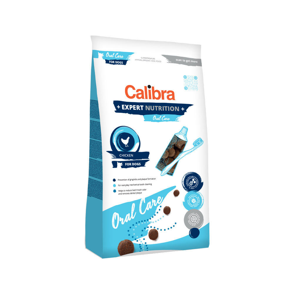 Calibra Dog Expert Nutrition Oral Care Huhn & Reis - 7 Kg