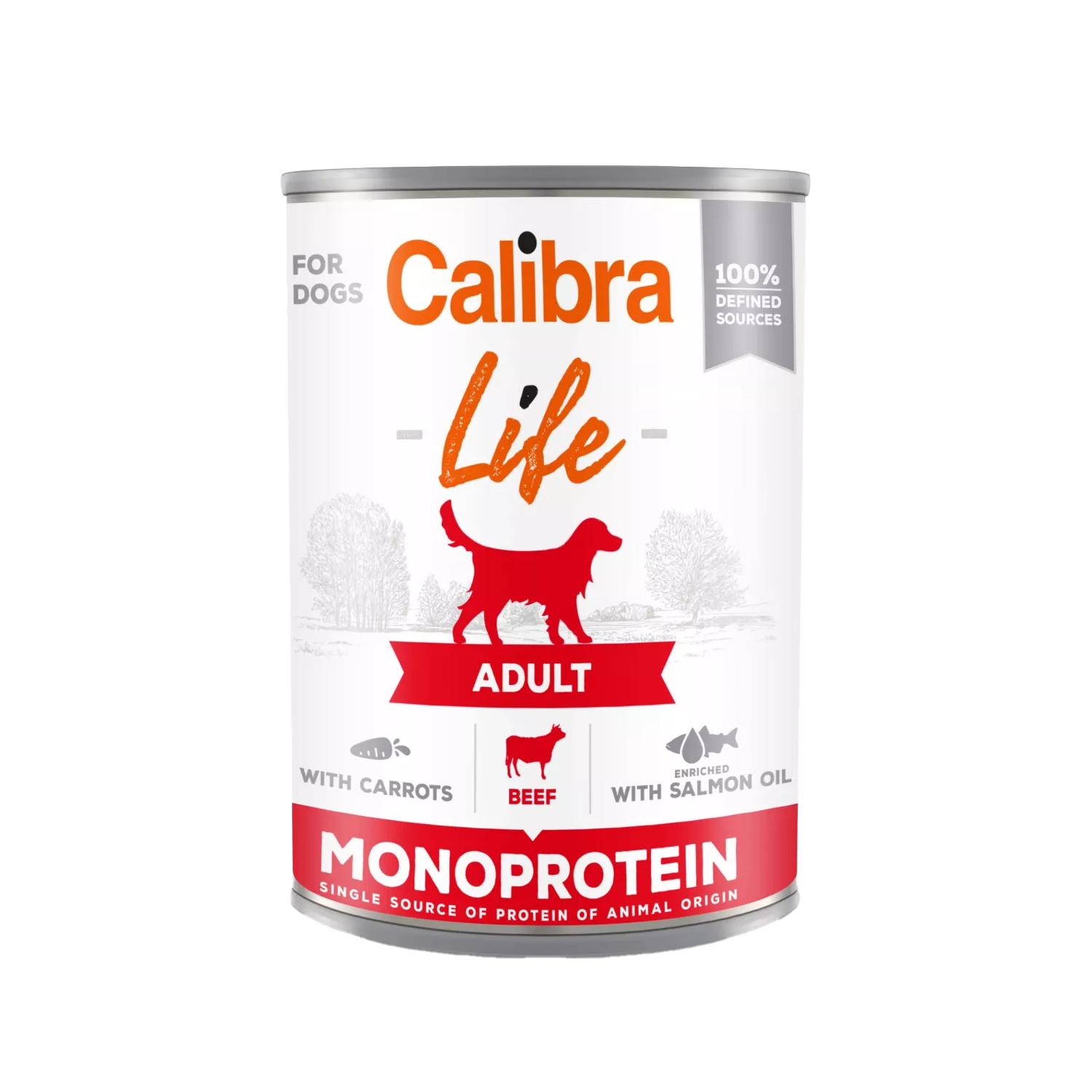 Calibra Dog Life Adult Vådfoder - Oksekød