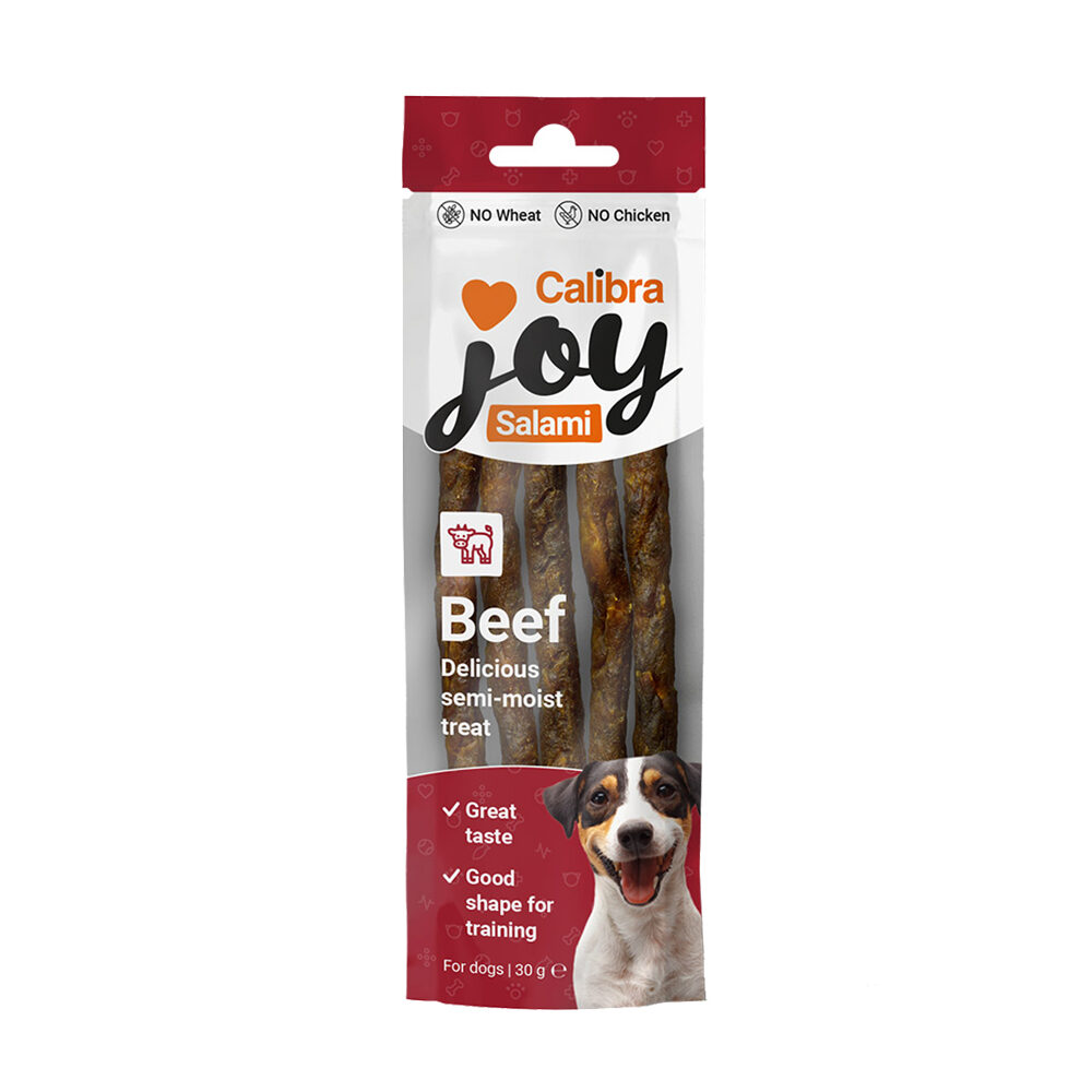 Calibra Joy Dog Salami - Rindfleisch - 3 x 30 g