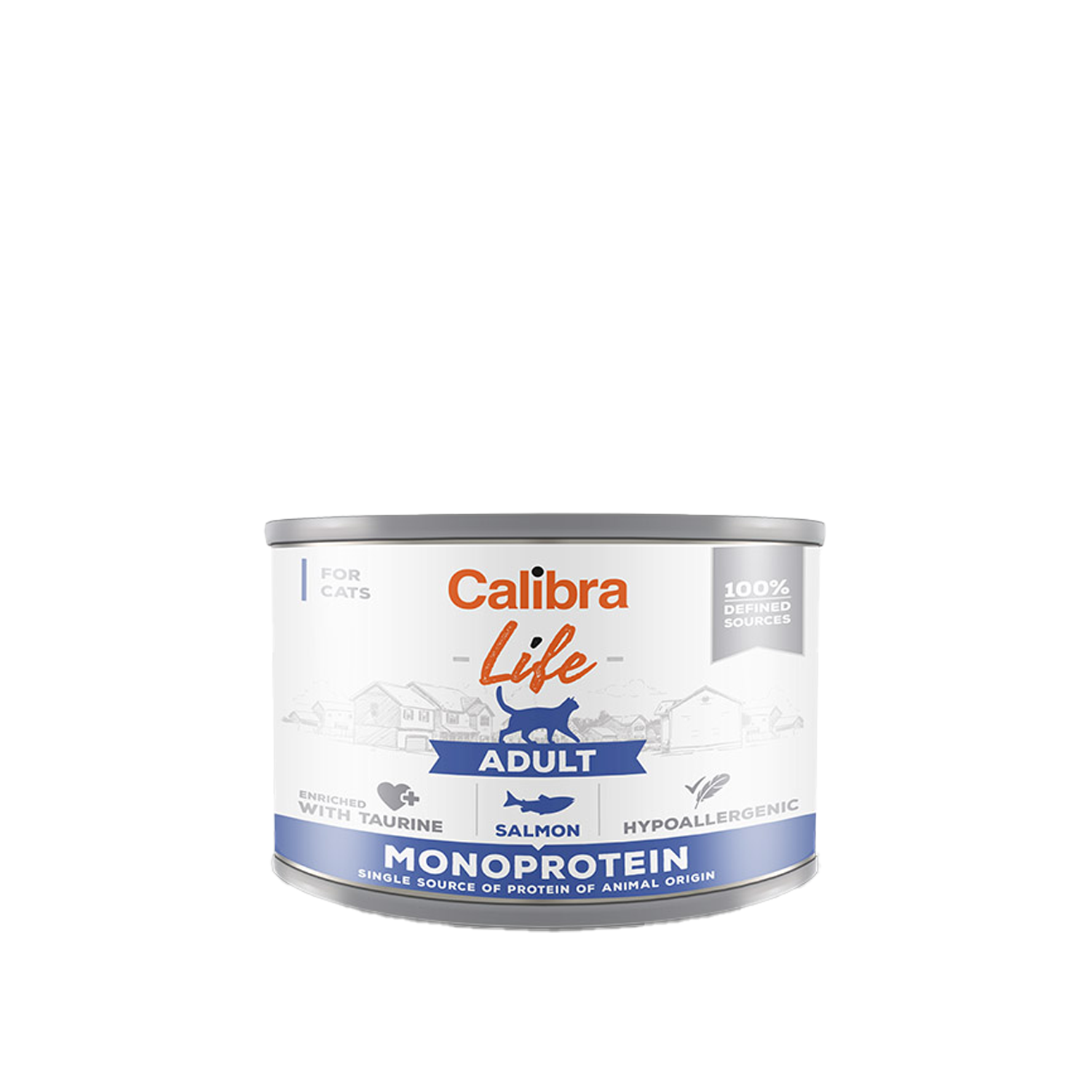 Calibra Cat Life Adult Vådfoder - Laks - 6 x 200 g