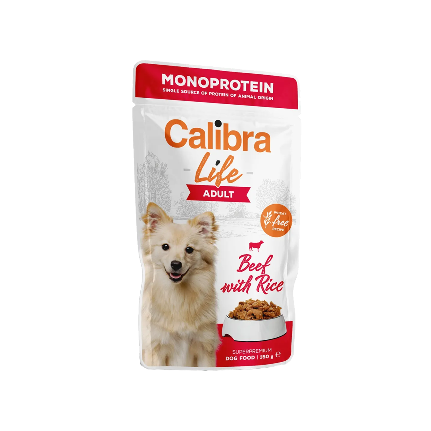 Calibra Dog Life Adult Wet Food - Round - 10 x 150 grams